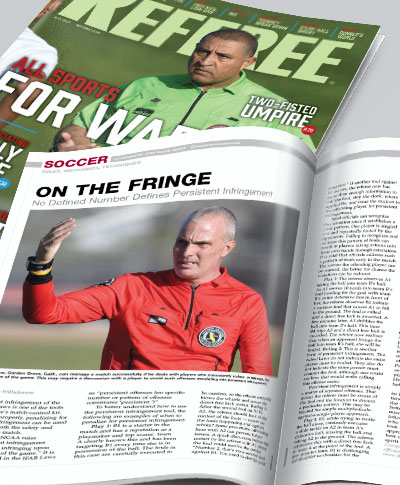 Referee Magazine - Subscribe Today