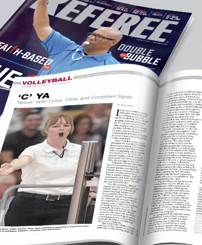 Referee Magazine - Subscribe Today