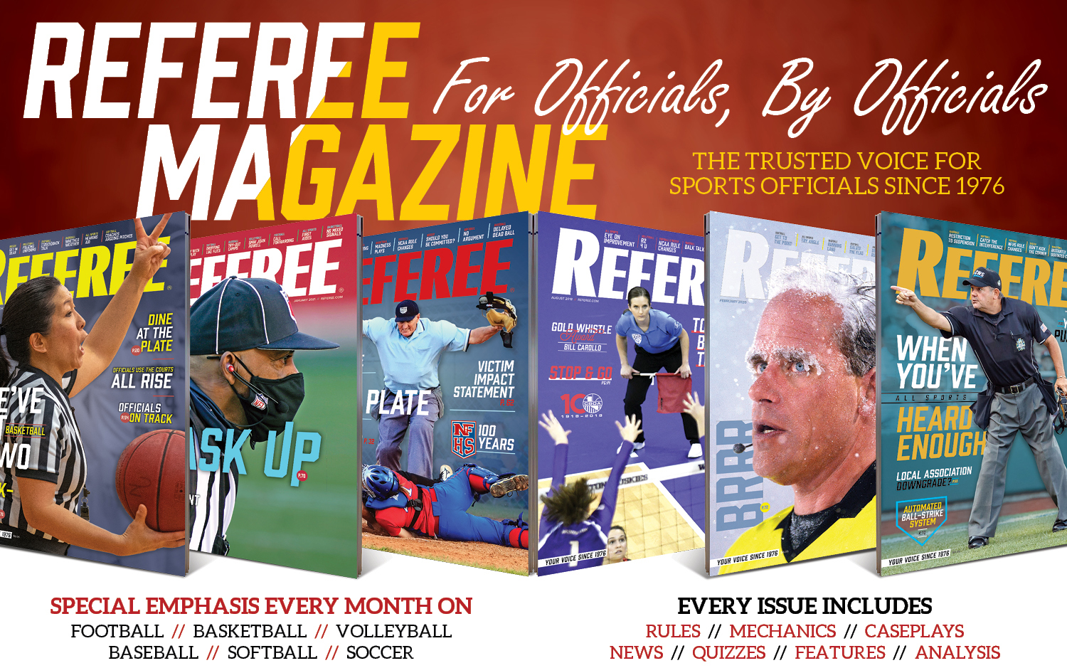 Subscribe to Referee Magazine 