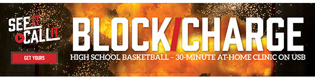 Sports-Basketball Interrupter – Block/Charge: See It, Call It Video Guide (640px x 150px)